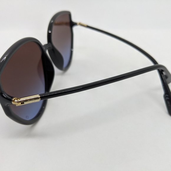 CHRISTIAN DIOR SoStellaire4 cat eye women's sunglasses -BLACK WITH CASE - Picture 5 of 15